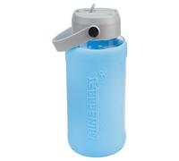 Paladone Borraccia in vetro Minecraft Axolotl con custodia in silicone, 800 ml, lavabile in lavastoviglie, con licenza ufficiale