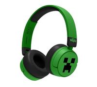 OTL Technologies Minecraft Creeper per bambini senza cavo con controllo genitori del volume e cavo per la condivisione audio