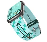 Minecraft: Iconic Cinturino Smartwatch - Licenza ufficiale, compatibile con ogni dimensione e serie di Apple Watch (orologio non incluso)