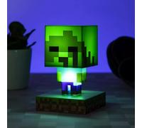 Minecraft ICONS Zombie Night Light Lamp Personaggio 3D Figura Paladone #004...