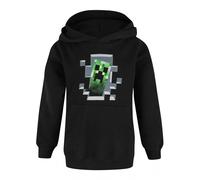 Minecraft Inside Felpa con Cappuccio Creeper Ragazzi (NS6451)