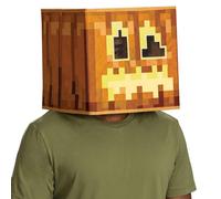 Minecraft Jack 'O Lantern Block Testa Luminescente Costume Maschera