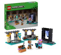 Minecraft L Armeria Modellino da Costruire Set con Personaggio Alex Accessori e
