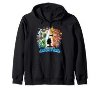 Minecraft Legends Time To Be A Hero Epic Poster Felpa con Cappuccio