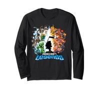 Minecraft Legends Time To Be A Hero Epic Poster Maglia a Manica