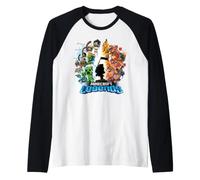 Minecraft Legends Time To Be A Hero Epic Poster Maglia con Maniche Raglan