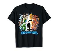 Minecraft Legends Time To Be A Hero Epic Poster Maglietta