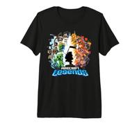 Minecraft Legends Time To Be A Hero Epic Poster Maglietta Premium