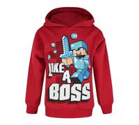 Minecraft Like A Boss Boy'S Ragazzi 5-6 anni Felpa