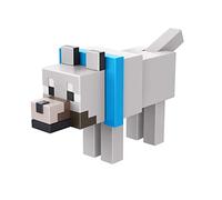 Minecraft - Lupo Action Figure con 1 pezzo per costruire un portale e 1 accessorio, da collezione, Giocattolo per Bambini 6+ Anni, HFC30