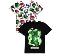 Minecraft Maglietta Creeper Bambini Misura Confezione 2 (NS7157)