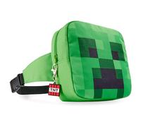 Minecraft Marsupio per bambini, marsupio per ragazzi gamer, Verde, Taglia unica, Marsupio