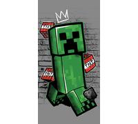 Minecraft Metro Art. Creeper Asciugamano Telo da Bagno Spiaggia 70 x 140cm