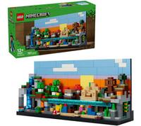 LEGO Minecraft Mini-Biomi Giocattolo - Decorazione Fai da Te in Miniatura per la Stanza da Gaming - Puzzle 3D con 5 Microfigure - Regalo per Gamer, Bambini, Bambine e Adolescenti da 12 Anni - 21589