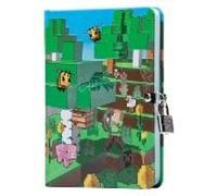 Minecraft: Mobs Glow-In-The-Dark Lock & Key Diary