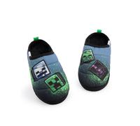 Minecraft Multicolore Grafitti Slip On Mocassino Pantofole Ragazzi