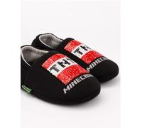 Minecraft Nero Creeper Zombie Sequin Applique Slip On Mocassino Pantofole Ragazz