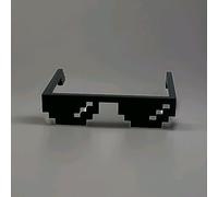 Minecraft Occhiali da sole Nerd collezione scrivania Gaming Pixel art Cosplay