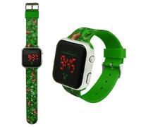 Minecraft Orologio Da Polso Bambini Giocattolo Digitale Led Originale Logo Watch