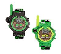 Minecraft Orologio digitale al quarzo da ragazzo con cinturino in silicone MIN40098, multicolore, moderno