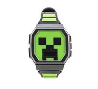 Minecraft Orologio Digitale con Cinturino in Silicone, Verde