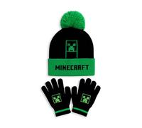 Minecraft Pantofole per ragazzi, comode scarpe da interno con design Creeper, pantofole antiscivolo per bambini, merce da gioco, Nero, taglia unica