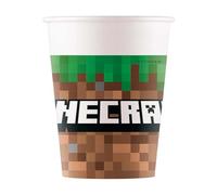 Minecraft Party - Set di 8 bicchieri