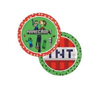 Minecraft Party - Set di 8 piatti