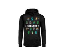 MINECRAFT PERSONAGGI FELPA M NERA