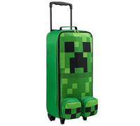 MINECRAFT Pieghevole Trolley Bambino, 64x17x25cm, 24.2L Capacità, 4 Ruote