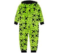 MINECRAFT Pigiami Interi a Maniche Lunghe per Ragazzi Creeper Multicolore 13-14 Anni