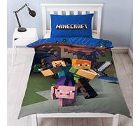 Minecraft, Poliestere e cotone., Blu, 29.00 x 24.00 x 2.50 cm