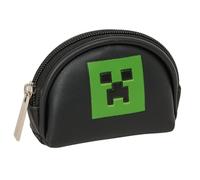 MINECRAFT - Portafoglio, Portafogli piccolo, XS, Comodo e versatile, qualità e resistenza, 9,5 x 3 x 8 cm