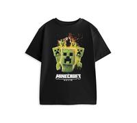 Minecraft Ragazzi Graphic Tee Options Videogioco Tema Top Personaggi Girocollo Camicia Manica Corta Pull-On Abbigliamento, Creeper fotografico, 7-8 Anni