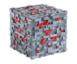 Minecraft Replica Illuminating Redstone Ore Cube 10 Cm Noble Collection