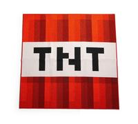 Minecraft Rosso tnt Blocco Quadrato Area Tappeto 132cm