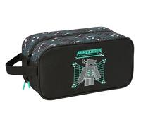 MINECRAFT SCREEN - Scarpiera media, multiuso, portatodo, sport, extraculare, calcio, comodo e versatile, 29 x 14 x 15 cm