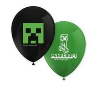 Minecraft - Set di 8 palloncini decorativi per feste di compleanno e feste a tema - Circonferenza di 85 cm - Palloncini Disney - Decorazione per feste a tema