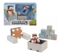 Minecraft Explosive Wagon Steve Figura Mattel
