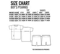 Minecraft Set pigiama blu a maniche corte e gamba corta, ragazzi