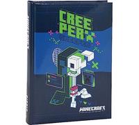 MINECRAFT, Standard - Diario Scuola 2023 2024 Bambini e Ragazzi, Utile Prodotto di Cartoleria e Cose per la Scuola - Agenda Giornaliera 12 Mesi 320 Pagine a Colori, 13x17,8H cm, Blu