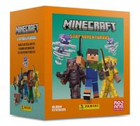 Minecraft Stay Adventurous Sticker Album Panini - Box da 36 Bustine