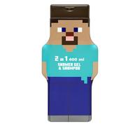 Minecraft Steve Gel Doccia e Shampoo 2D 400 ml