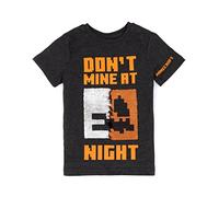 MINECRAFT T-Shirt Boys Halloween Pumpkin Creeper Flip Paiugin Grey Top 11-12 Anni