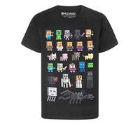 MINECRAFT T-Shirt Ragazzi sprita Vari Colori a Manica Corta 11-12 Anni