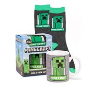 Minecraft Tazza e calzini Tazza alla dimensione di una dimensione di 11oz Merchandise taglia unica