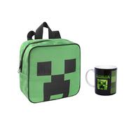 MINECRAFT: Tazza Personalizzata in Porcellana + Zainetto Asilo e Tempo Libero, Idea Regalo Originale per Bambino, Bambina, Ragazzo e Ragazza