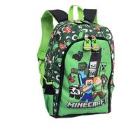 Minecraft Team Grande Zaino 44x32x20cm Scuola Elementare Medie Ragazzi