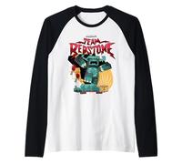 Minecraft Team Redstone The Warden Rage And Sculk Shrieker Maglia con Maniche Raglan