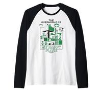 Minecraft The Overworld Is My Happy Place Plains Biome Bee Maglia con Maniche Raglan